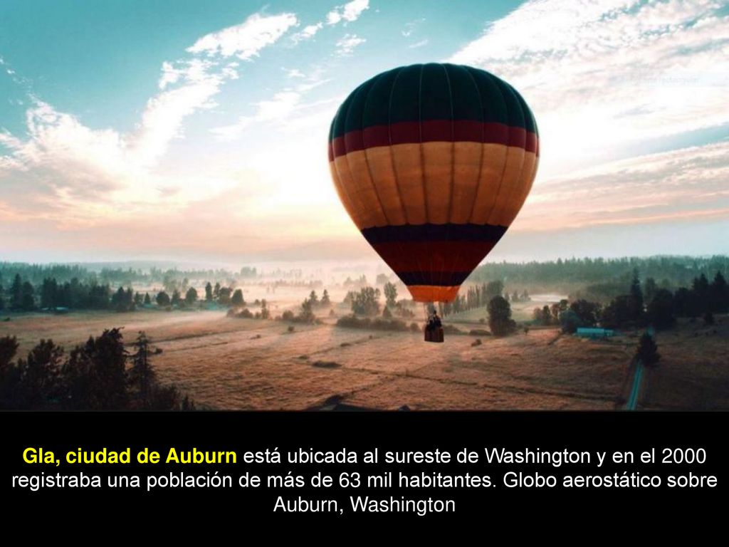 Gla, ciudad de Auburn está ubicada al sureste de Washington y en el 2000 registraba una población de más de 63 mil habitantes.