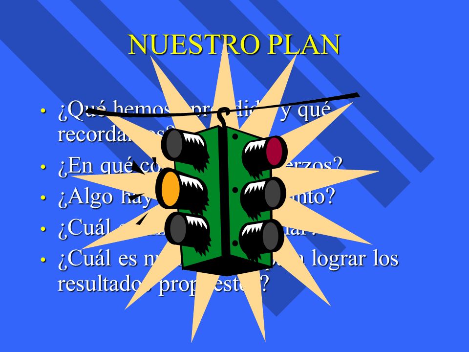NUESTRO PLAN ¿Qué hemos aprendido y qué recordamos