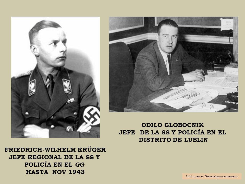 JEFE DE LA SS Y POLICÍA EN EL FRIEDRICH-WILHELM KRÜGER