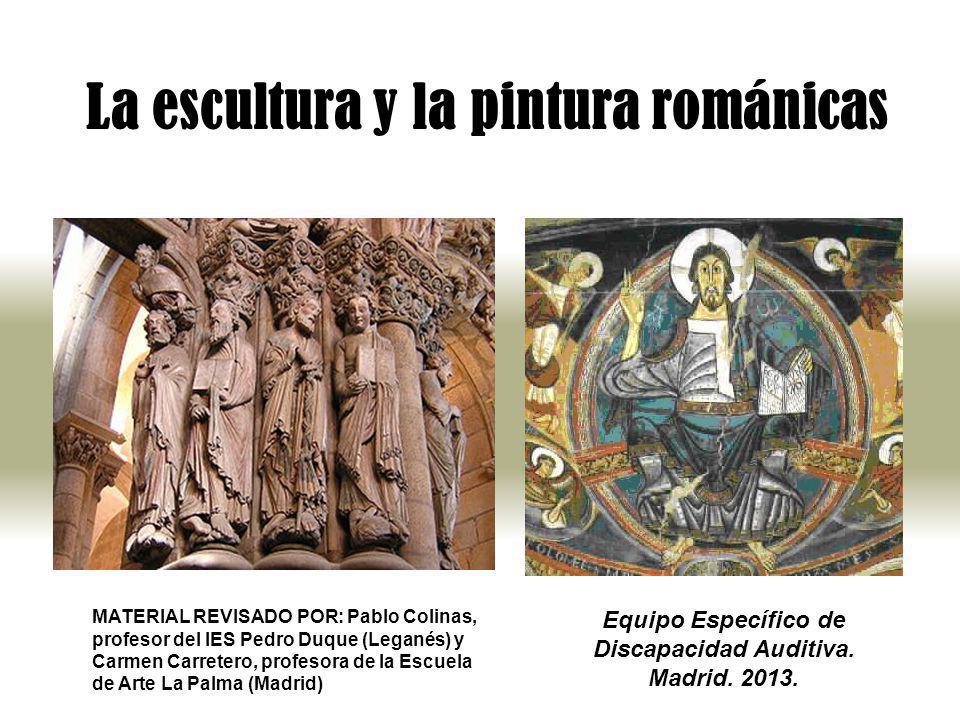 La escultura y la pintura románicas