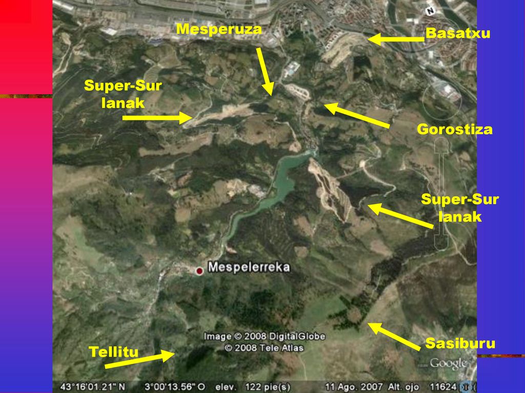 Mesperuza Basatxu Super-Sur lanak Gorostiza Super-Sur lanak Sasiburu Tellitu