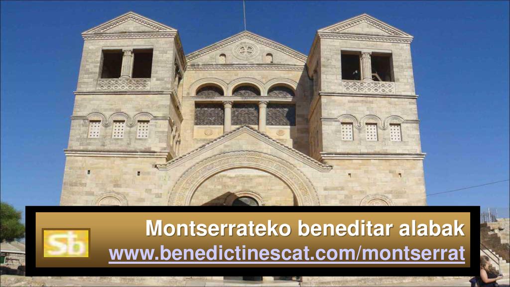 Montserrateko beneditar alabak