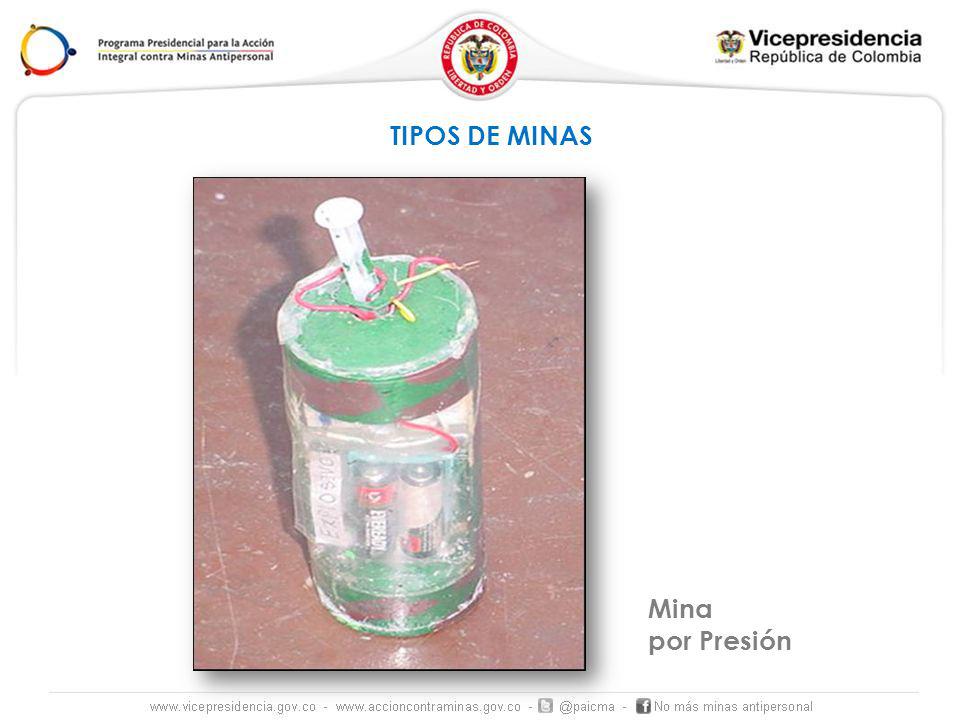 TIPOS DE MINAS Mina por Presión