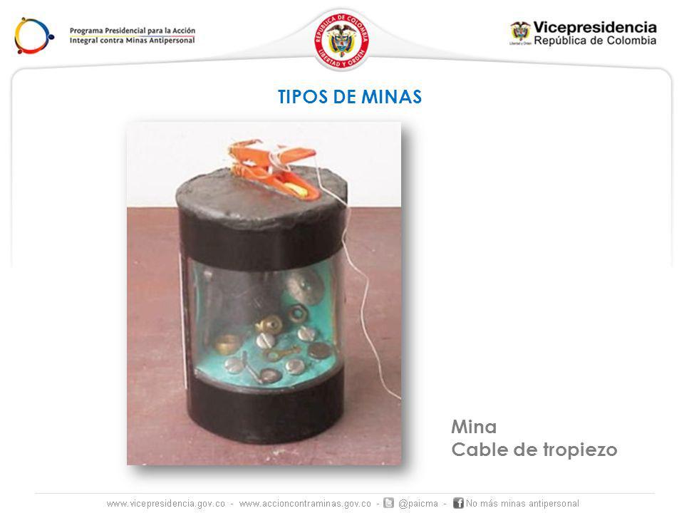 TIPOS DE MINAS Mina Cable de tropiezo