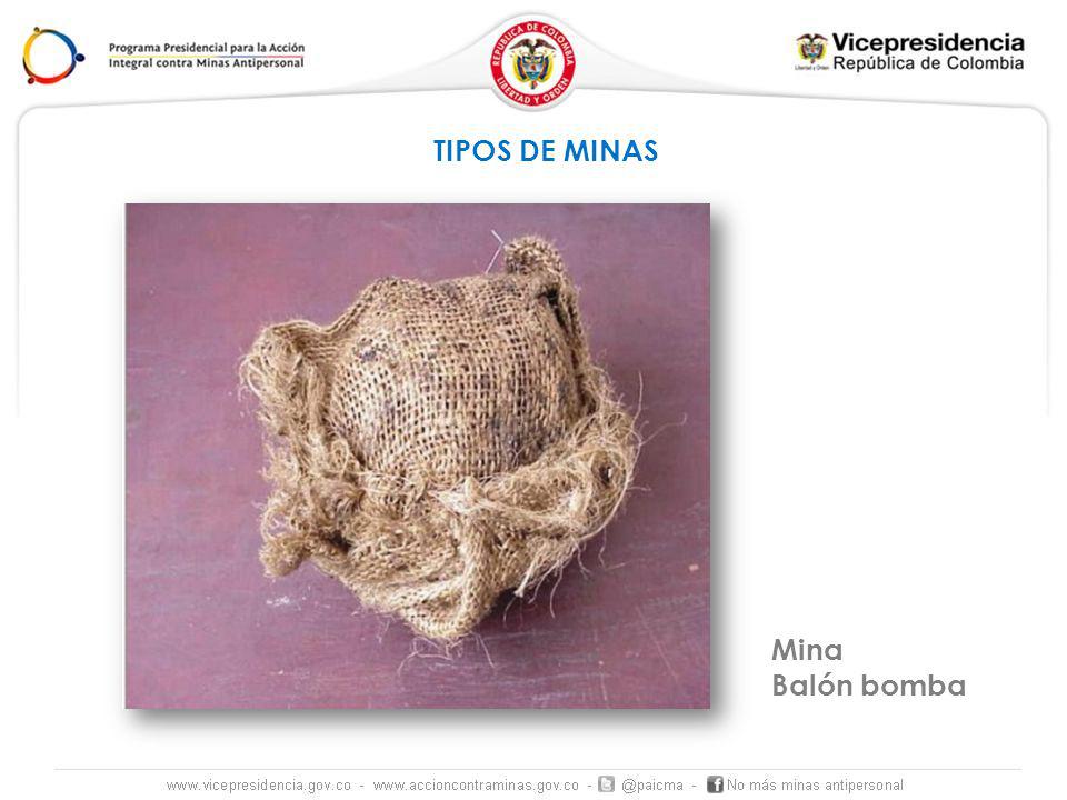 TIPOS DE MINAS Mina Balón bomba