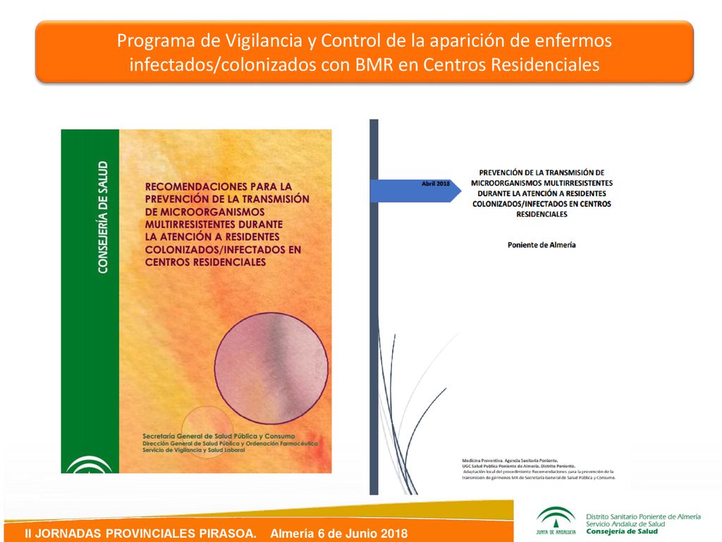Programa de Vigilancia y Control de la aparición de enfermos infectados/colonizados con BMR en Centros Residenciales