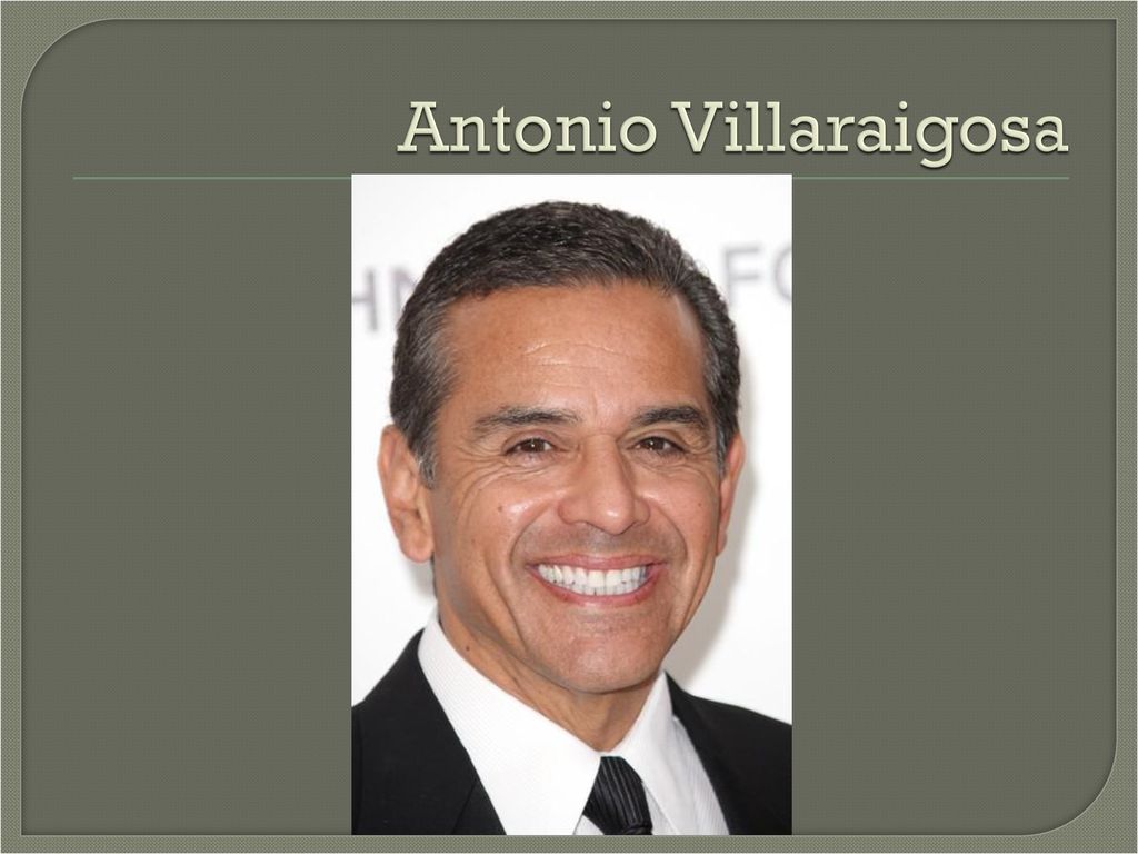 Antonio Villaraigosa the third Mexican American to have served as Mayor of Los Angeles, and the first in over 130 years.