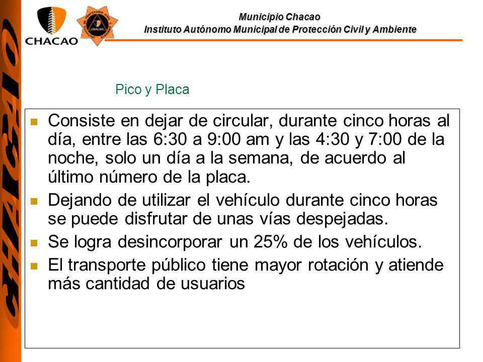 Se logra desincorporar un 25% de los vehículos.