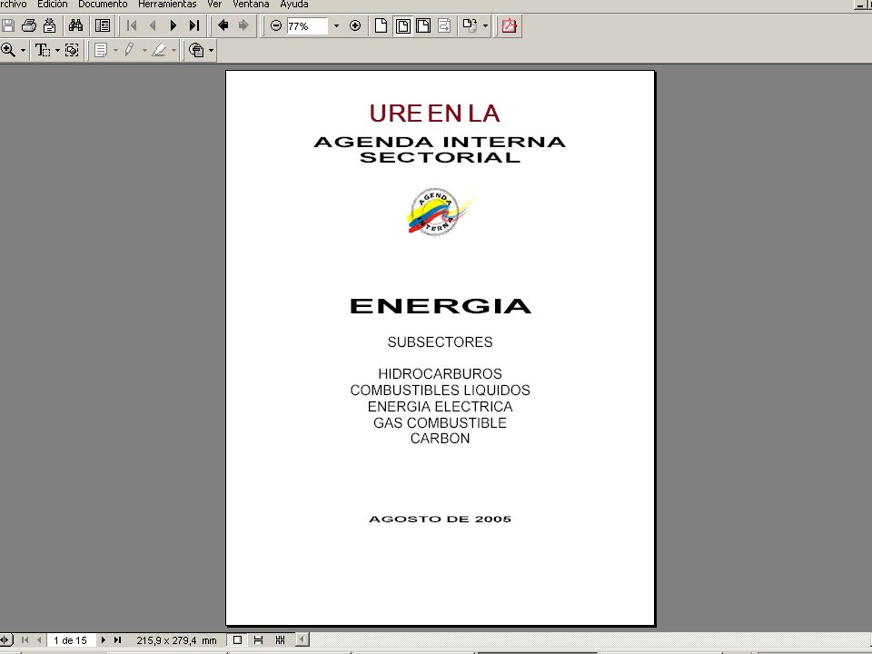 Resultados del TLC en relación con el sector energético