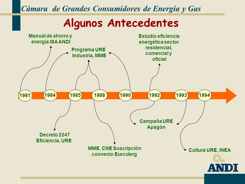 Algunos Antecedentes Cámara de Grandes Consumidores de Energía y Gas