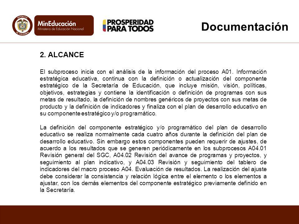 Documentación 2. ALCANCE