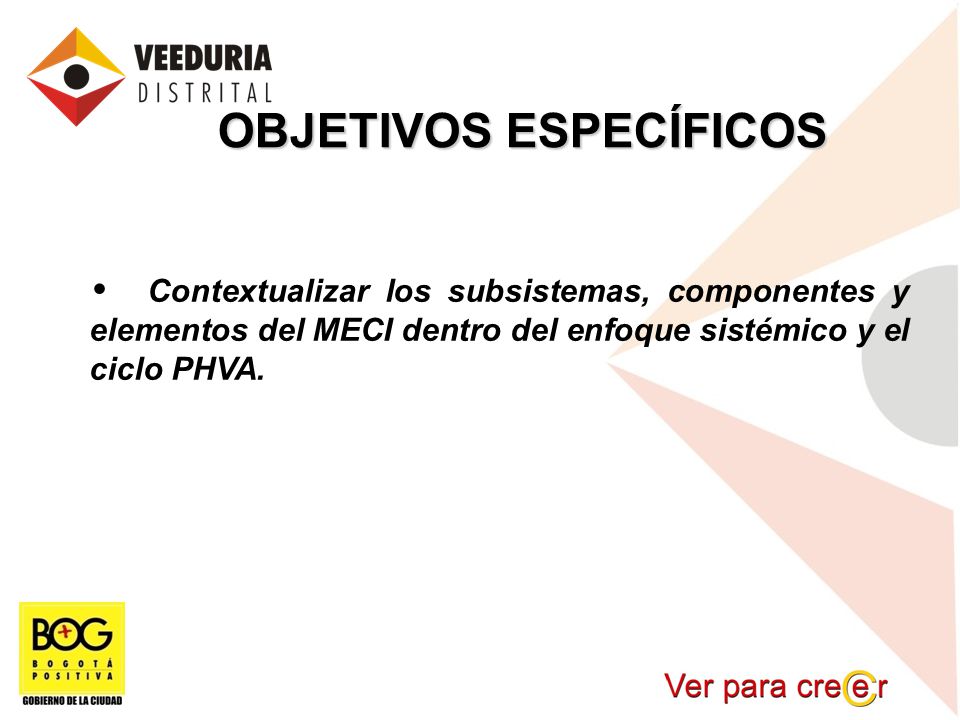 OBJETIVOS ESPECÍFICOS