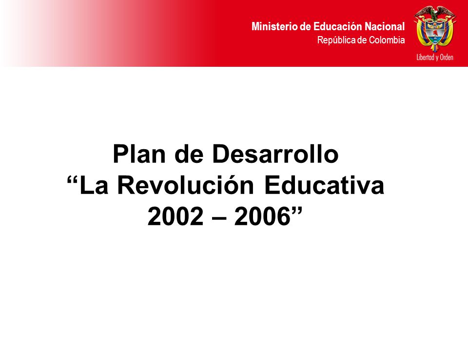La Revolución Educativa