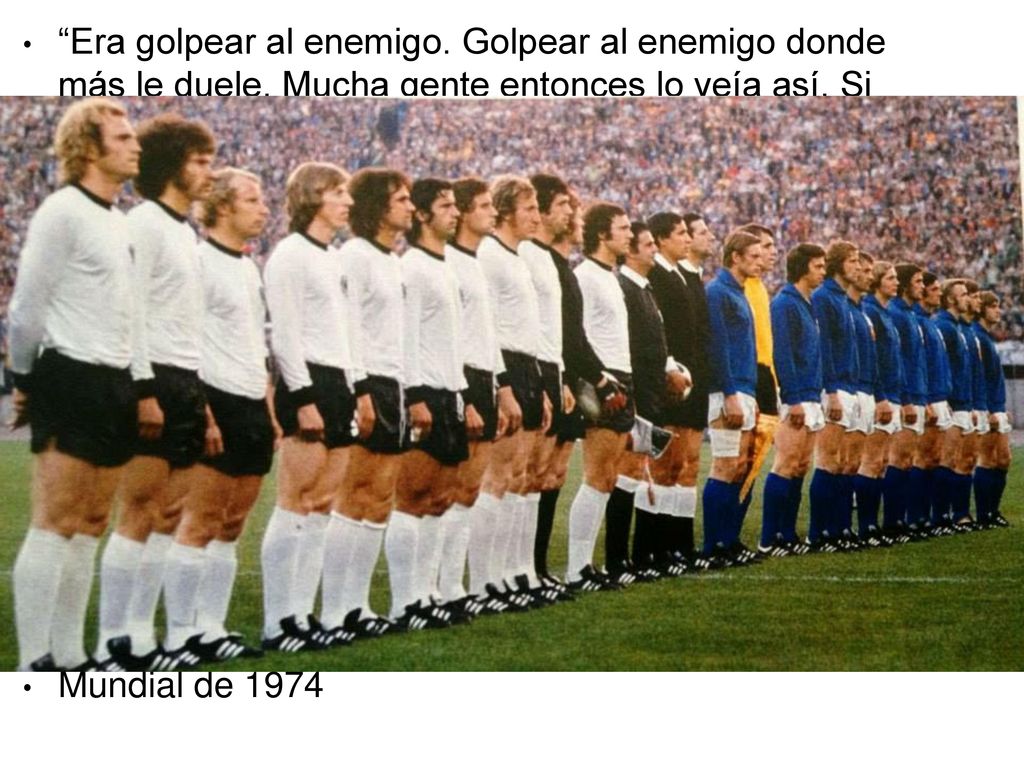 Era golpear al enemigo. Golpear al enemigo donde más le duele