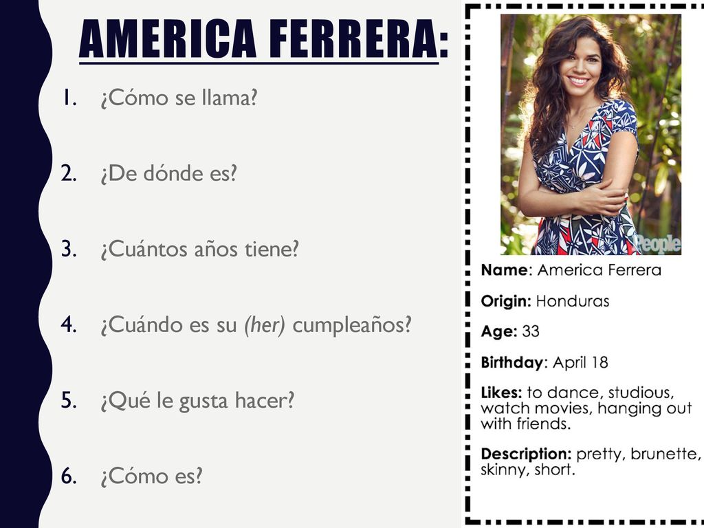 America Ferrera: ¿Cómo se llama ¿De dónde es ¿Cuántos años tiene