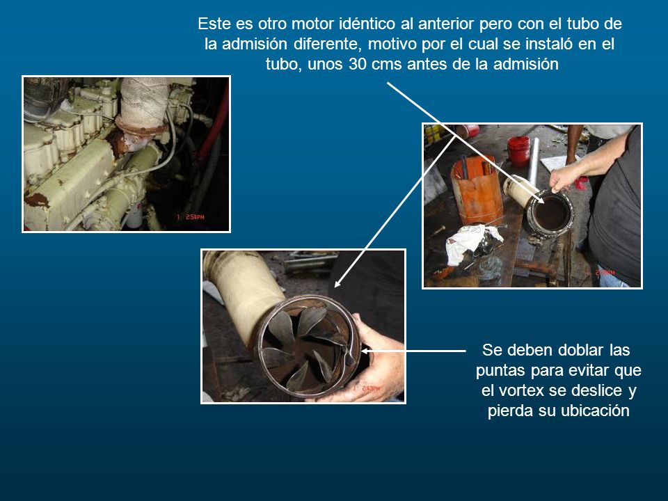 Este es otro motor idéntico al anterior pero con el tubo de