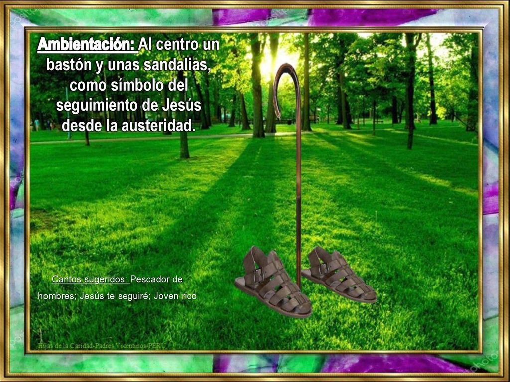 Cantos sugeridos: Pescador de hombres; Jesús te seguiré; Joven rico