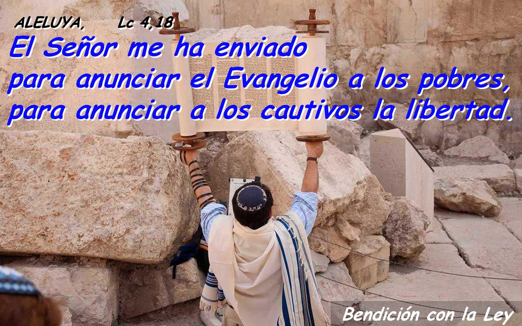 El Señor me ha enviado para anunciar el Evangelio a los pobres,