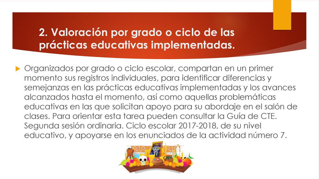 2. Valoración por grado o ciclo de las prácticas educativas implementadas.