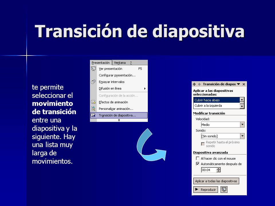 Transición de diapositiva