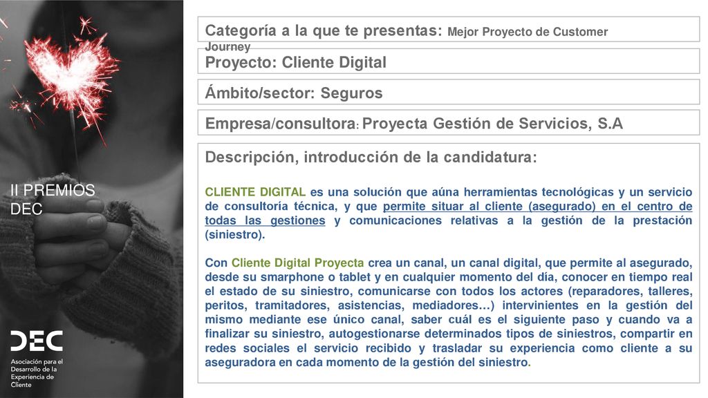 Categoría a la que te presentas: Mejor Proyecto de Customer Journey