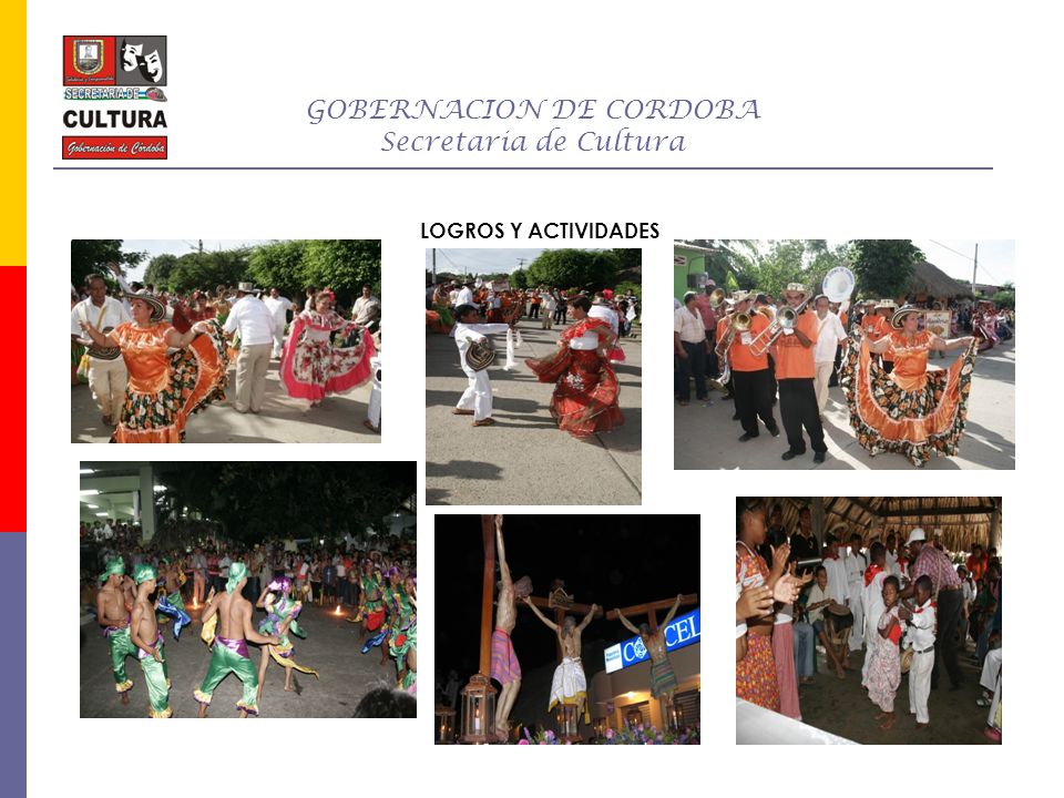 GOBERNACION DE CORDOBA Secretaria de Cultura