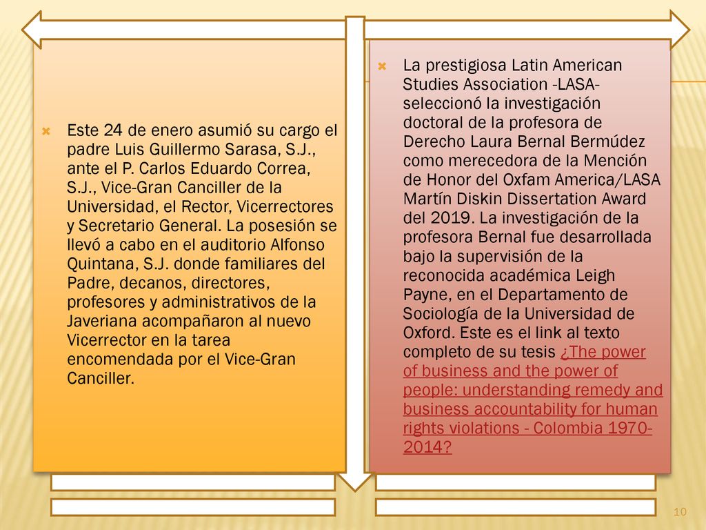 Este 24 de enero asumió su cargo el padre Luis Guillermo Sarasa, S. J
