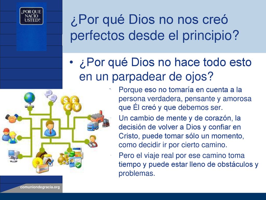 ¿Por qué Dios no nos creó perfectos desde el principio