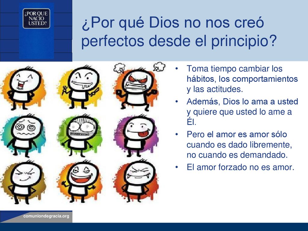 ¿Por qué Dios no nos creó perfectos desde el principio