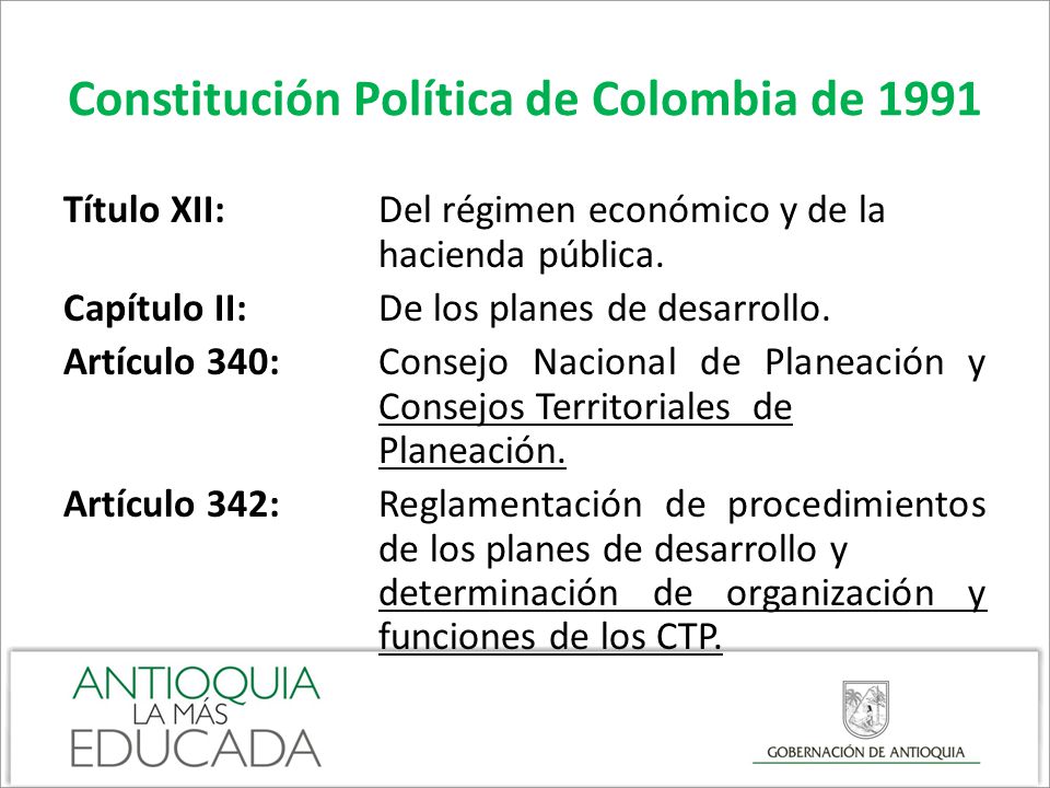 Constitución Política de Colombia de 1991