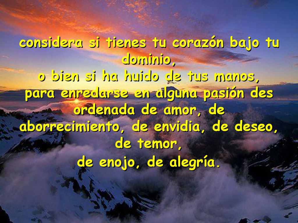 considera si tienes tu corazón bajo tu dominio,