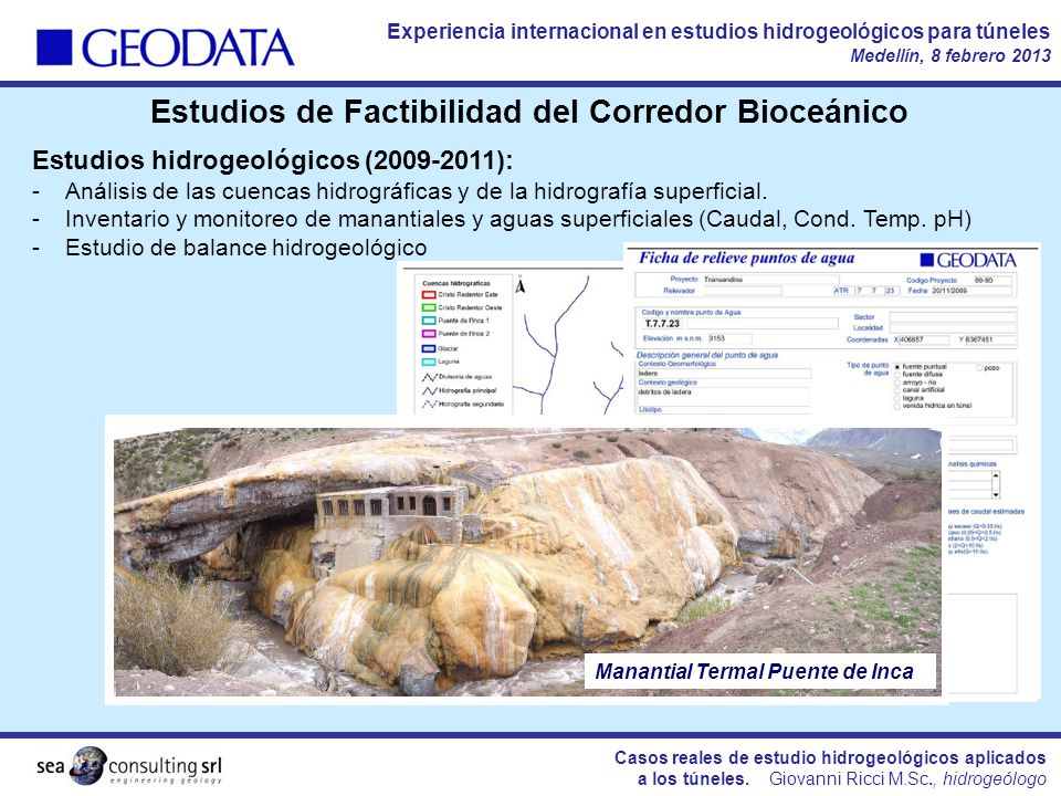 Estudios de Factibilidad del Corredor Bioceánico