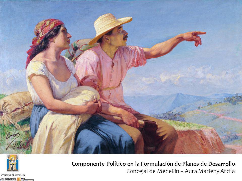 Componente Político en la Formulación de Planes de Desarrollo