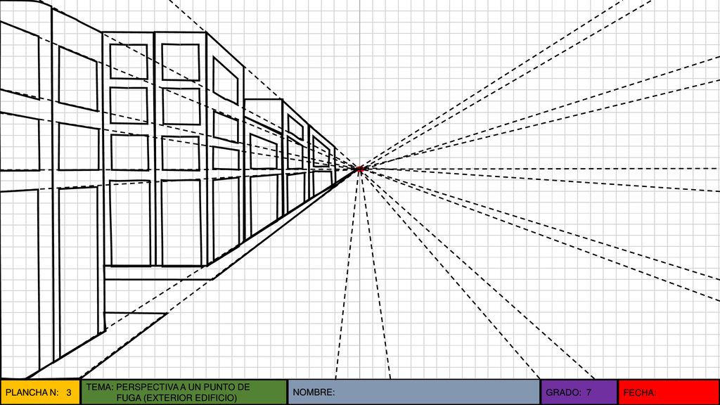 v PLANCHA N: 3 TEMA: PERSPECTIVA A UN PUNTO DE