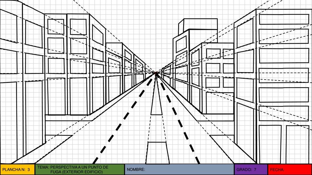 v PLANCHA N: 3 TEMA: PERSPECTIVA A UN PUNTO DE