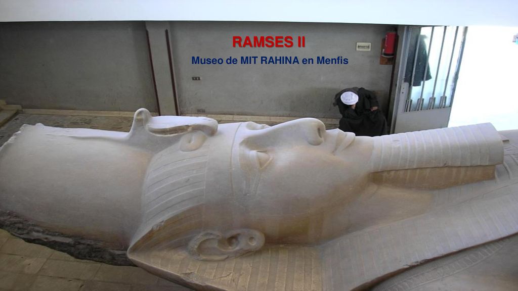 RAMSES II Museo de MIT RAHINA en Menfis Museo de MIT RAHINA en Menfis