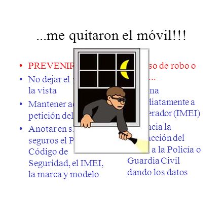 ...me quitaron el móvil!!! PREVENIR: No dejar el móvil a la vista