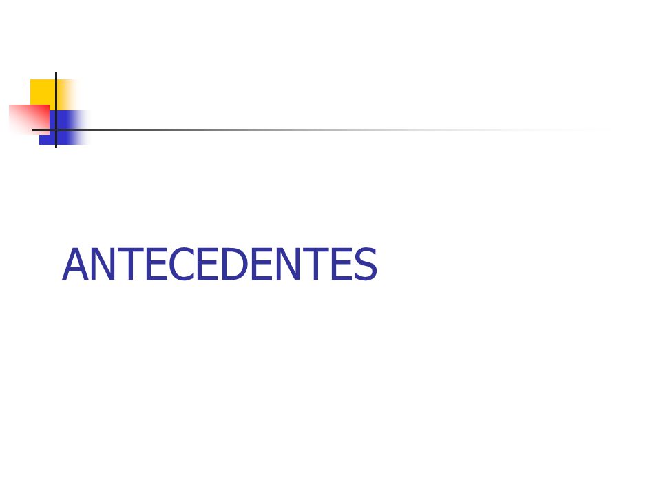 ANTECEDENTES