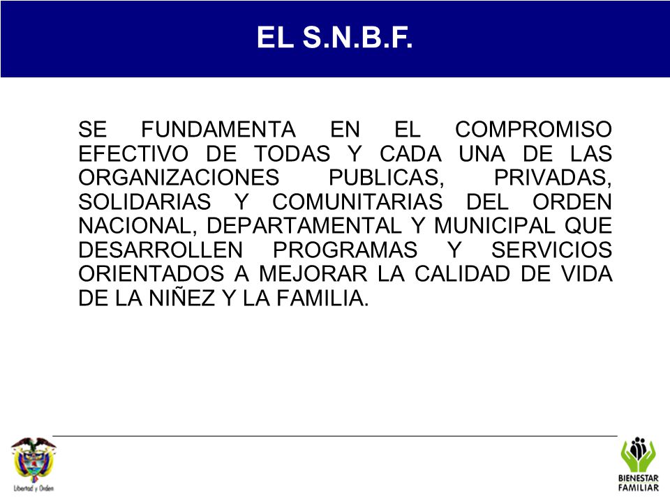 EL S.N.B.F. REGIONAL TOL.