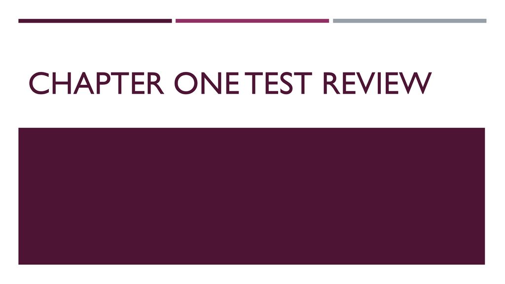 Chapter one Test Review ppt descargar Chapter one Test Review ppt descargar