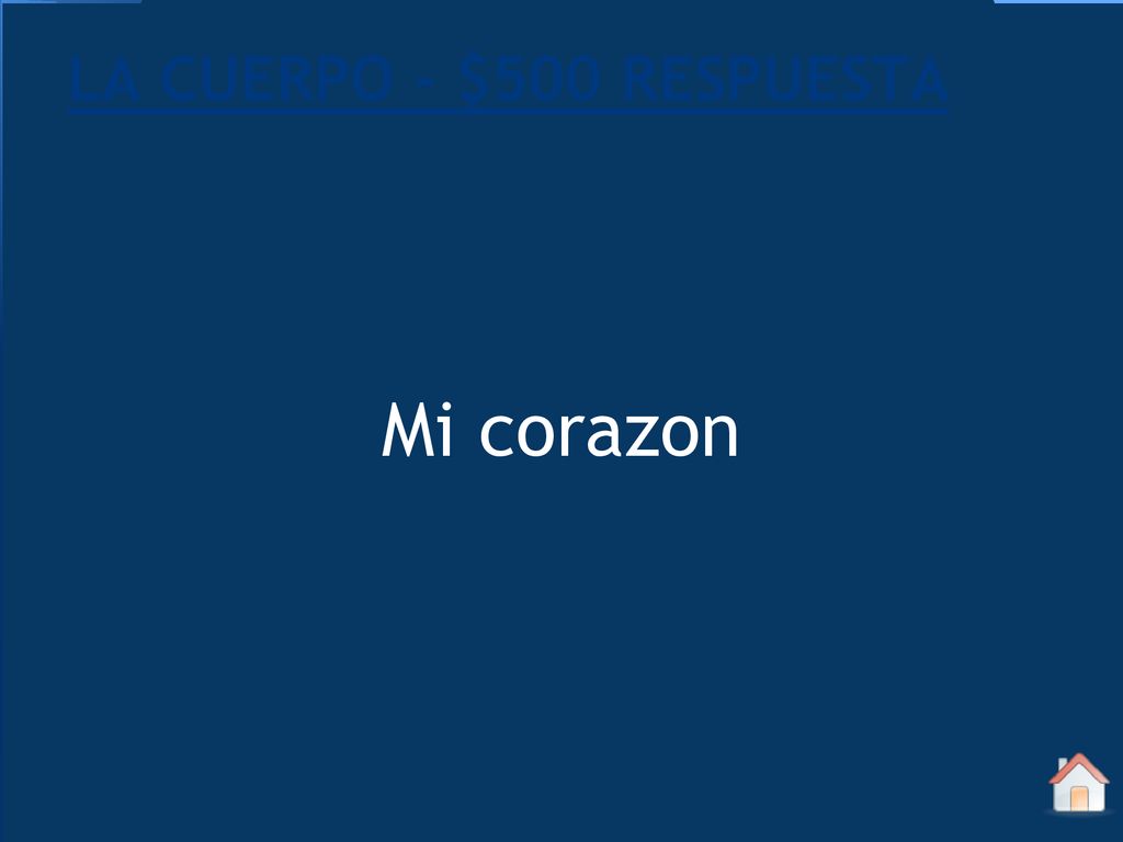 LA CUERPO - $500 RESPUESTA Mi corazon