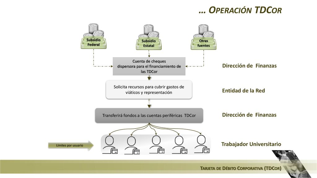 … Operación TDCor Dirección de Finanzas Entidad de la Red