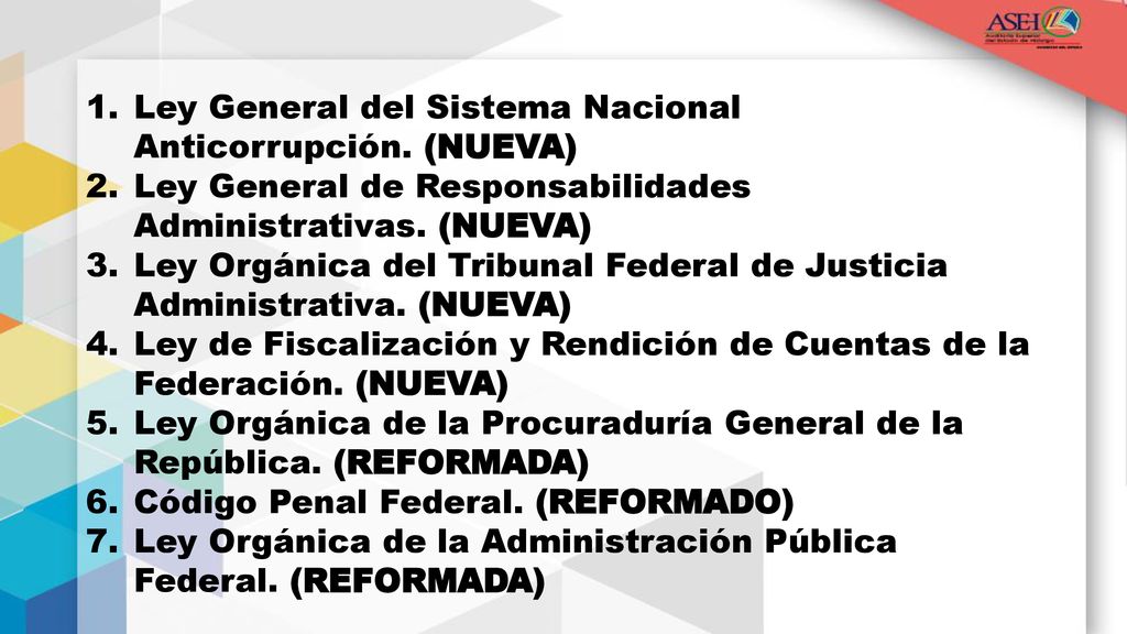 Ley General del Sistema Nacional Anticorrupción. (NUEVA)