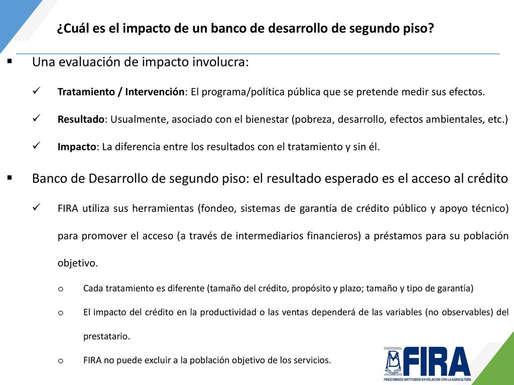 ¿Cuál es el impacto de un banco de desarrollo de segundo piso