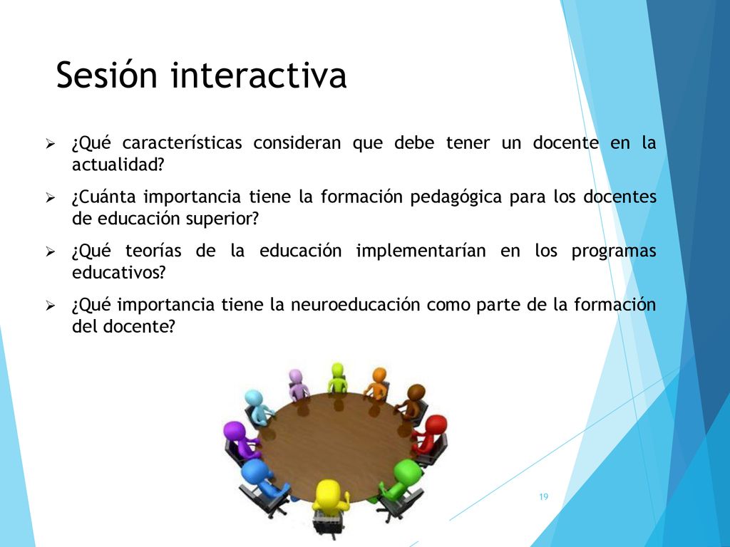 Sesión interactiva ¿Qué características consideran que debe tener un docente en la actualidad