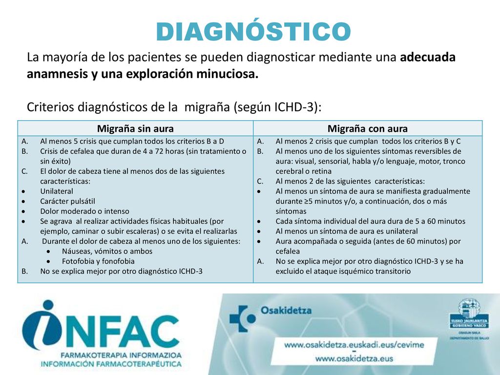 DIAGNÓSTICO La mayoría de los pacientes se pueden diagnosticar mediante una adecuada anamnesis y una exploración minuciosa.