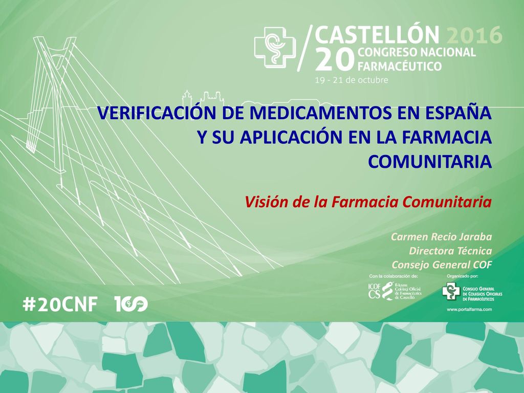 VERIFICACIÓN DE MEDICAMENTOS EN ESPAÑA Y SU APLICACIÓN EN LA FARMACIA COMUNITARIA