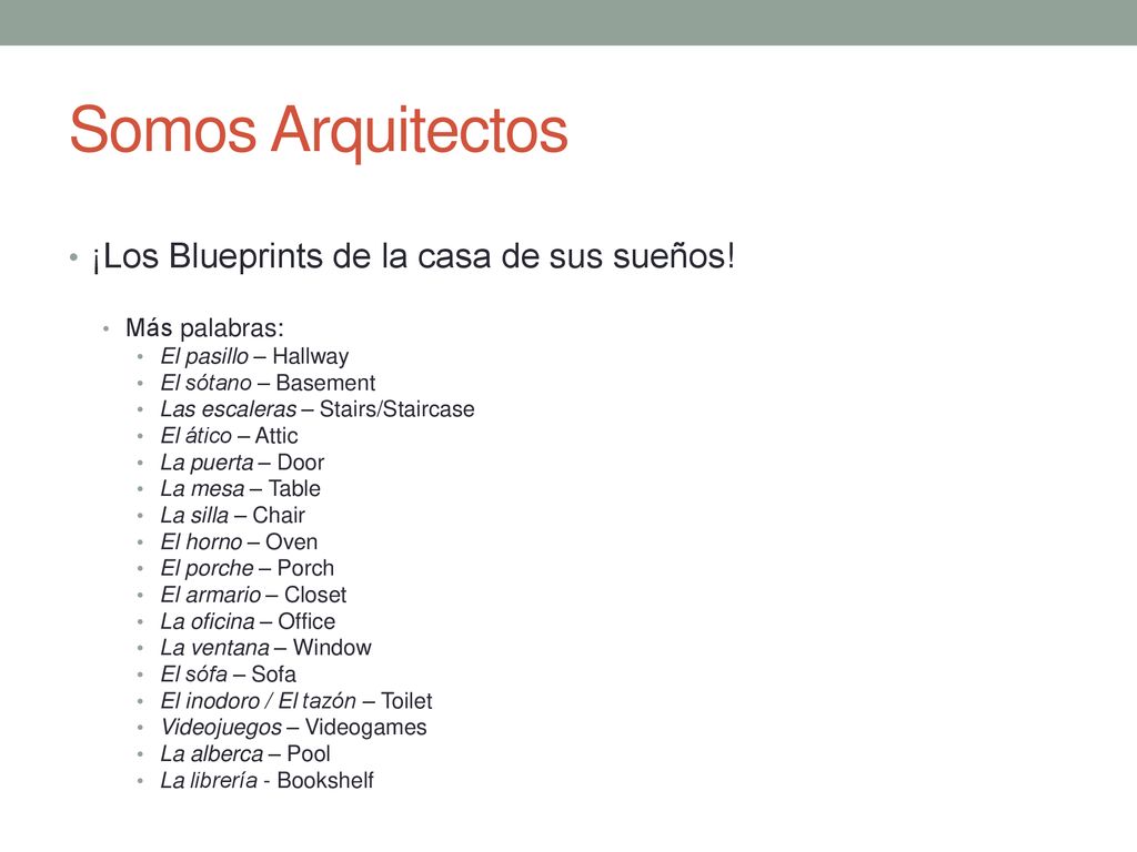 Somos Arquitectos ¡Los Blueprints de la casa de sus sueños!