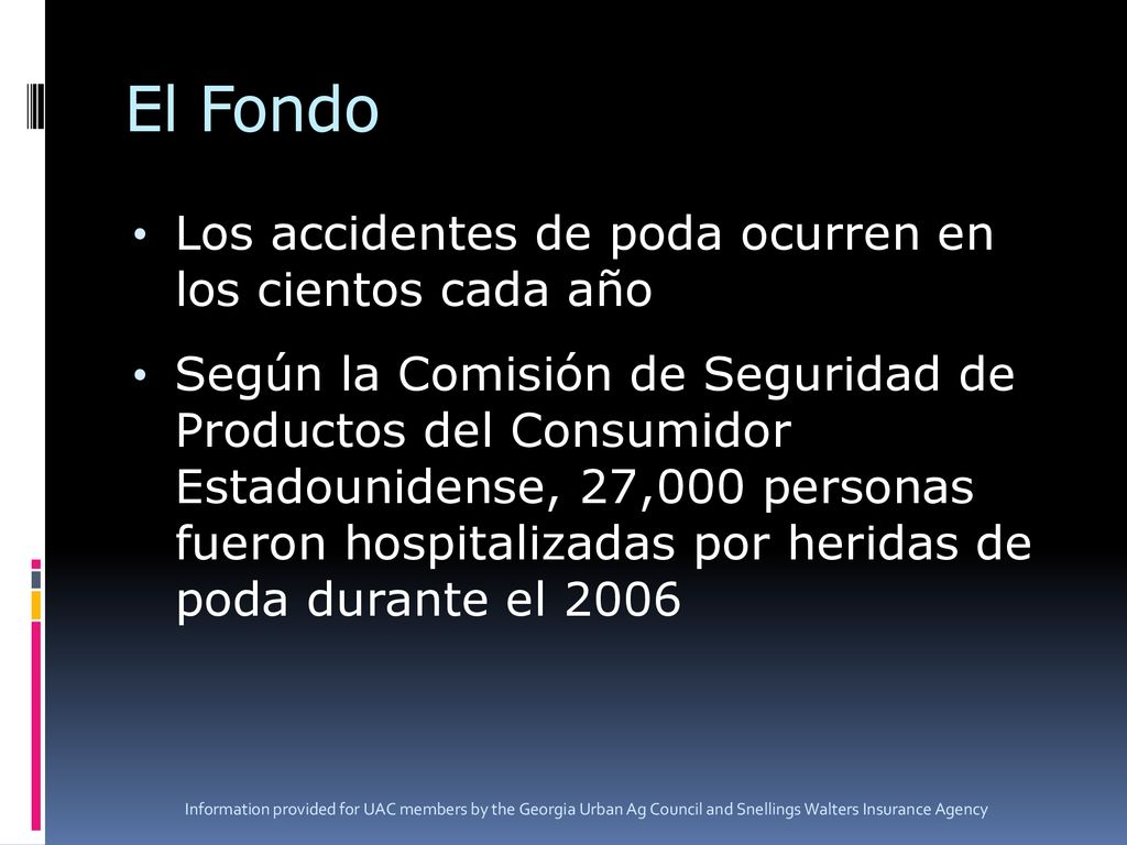 El Fondo Los accidentes de poda ocurren en los cientos cada año