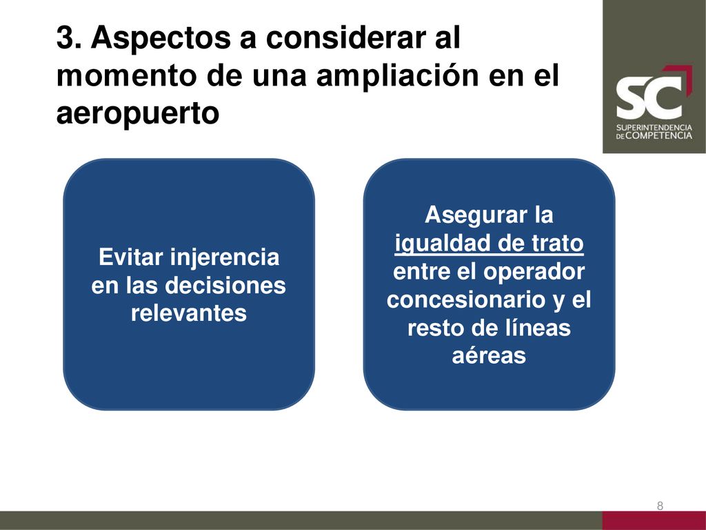 3. Aspectos a considerar al momento de una ampliación en el aeropuerto